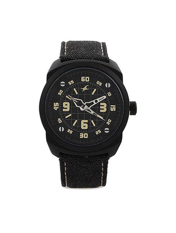fastrack ots explorer analog black dial men's watch - 9463al08 - 12583809 - Zoom Image - 1