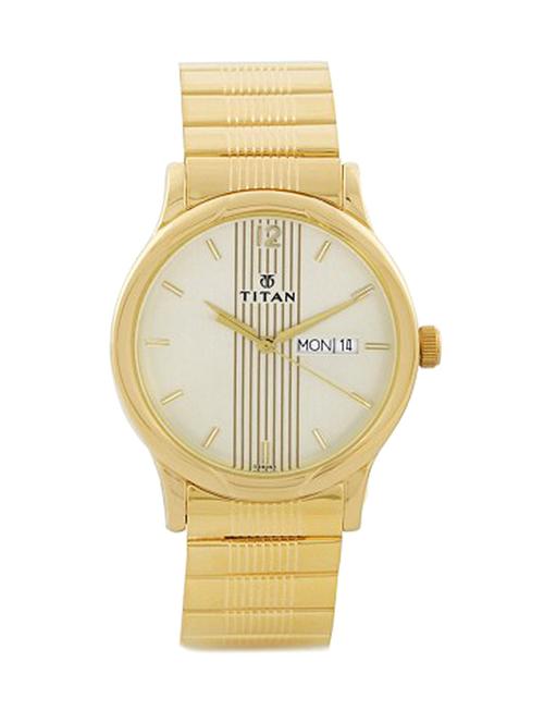 titan karishma analog white dial men's watch - ne1580ym05 - 12583810 - Standard Image - 1