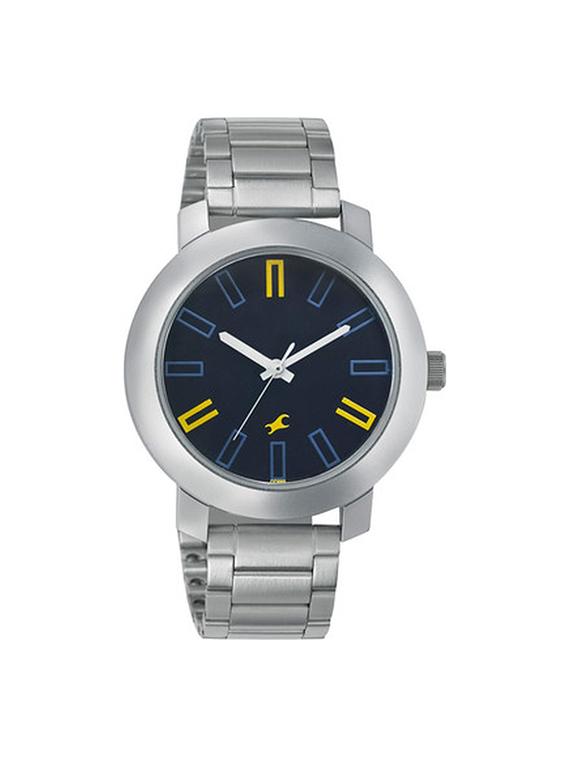 fastrack casual analog navy blue dial men's watch - 3120sm02 - 12583812 - Zoom Image - 1