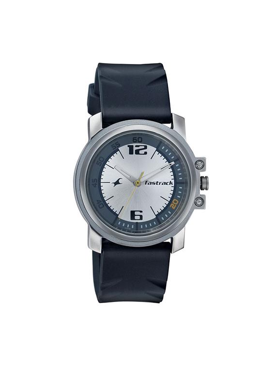 fastrack economy analog silver dial men's watch - ne3039sp01 - 12583899 - Zoom Image - 1