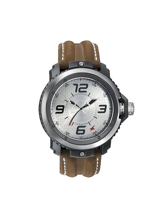 fastrack analog grey/silver dial men's watch - 38017pl02 - 12583912 - Zoom Image - 1