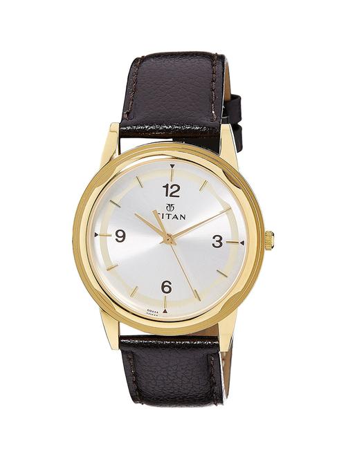 titan karishma analog silver dial men's watch -1638yl01 - 12583942 - Very Small Image - 1