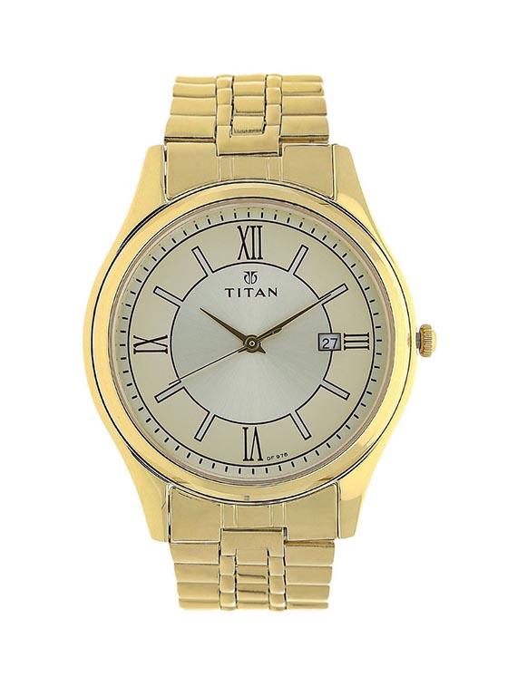 titan men's golden watch 1713ym03 - 12583979 - Zoom Image - 1