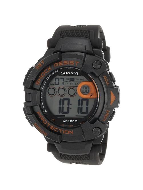 sonata ocean series ii digital grey dial men's watch - 77010pp04j - 12584000 - Standard Image - 1