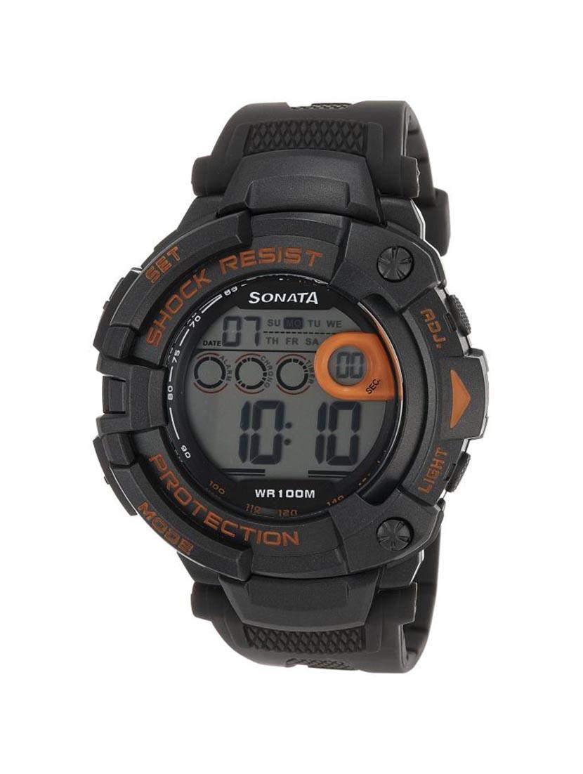 sonata ocean series ii digital grey dial men's watch - 77010pp04j - 12584000 - Zoom Image - 1
