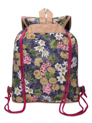 multicoloured cotton printed backpack - 1258431 - Standard Image - 3