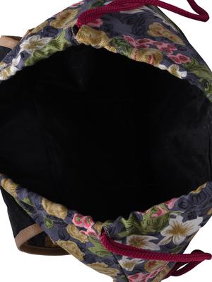 multicoloured cotton printed backpack - 1258431 - Standard Image - 4