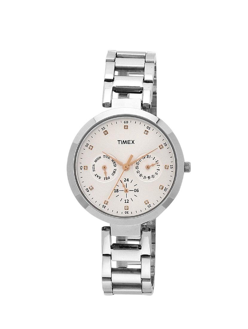 timex analogue silver dial women's watch - tw000x204 - 12584458 - Zoom Image - 1