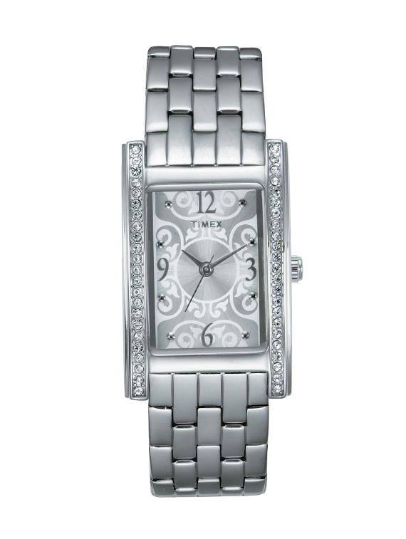 timex analog silver dial women's watch - tw000y703 - 12584585 - Zoom Image - 1