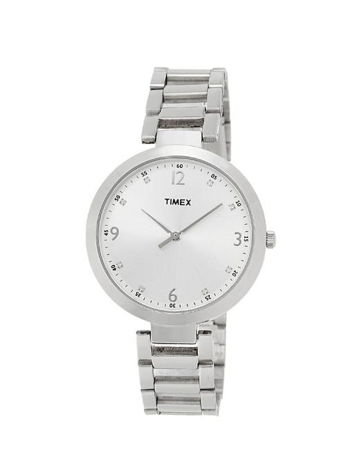 timex fashion analogue silver dial women's watch - tw000x202 - 12584700 - Standard Image - 1