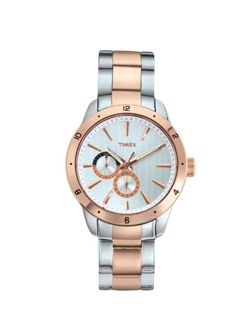 timex analogue silver dial men's watch - tw000z100 - 12584849 - Very Small Image - 1