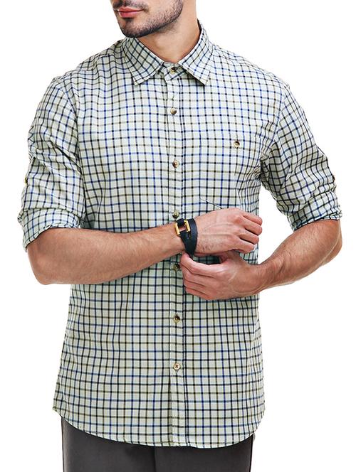 white cotton casual shirt - 12585648 - Standard Image - 1