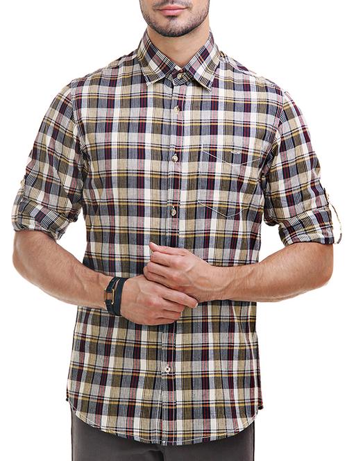 multi colored cotton casual shirt - 12585650 - Standard Image - 1