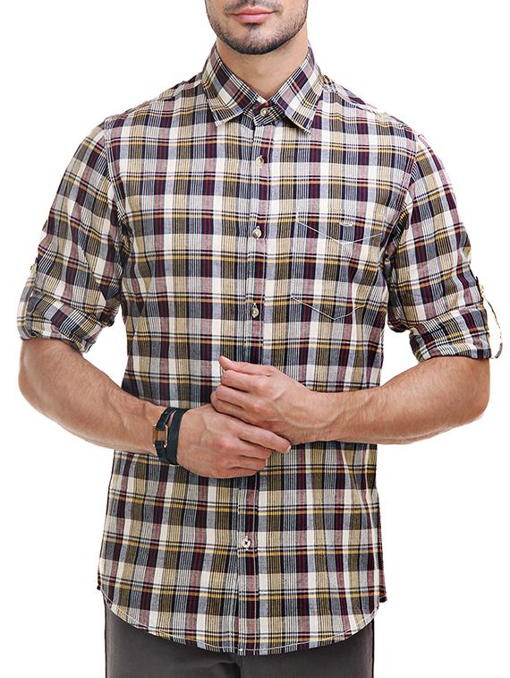 multi colored cotton casual shirt - 12585650 - Zoom Image - 1