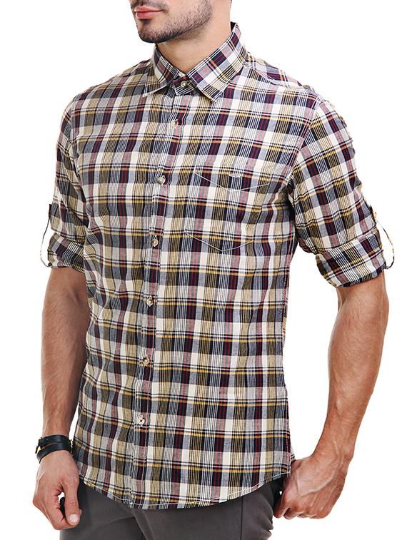 multi colored cotton casual shirt - 12585650 - Zoom Image - 2