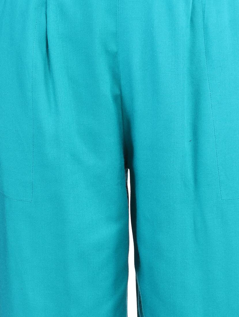 light blue viscose palazzos - 12585796 - Zoom Image - 4