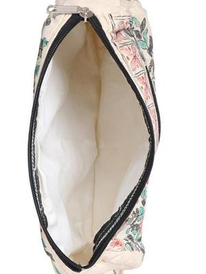 imithila multi colour mithila floral art handpainted shoulder bags for women and girls - 12586011 - Standard Image - 3