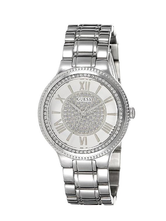guess analog white dial women's watch - w0637l1 - 12586744 - Zoom Image - 1