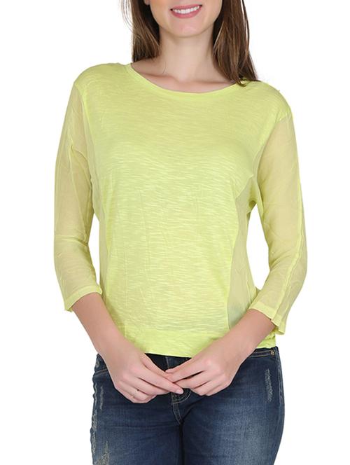 green viscose top - 12586804 - Very Small Image - 1