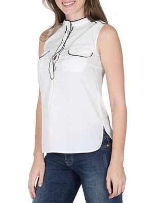 contrast piping pocket patch top - 12586809 - Standard Image - 2