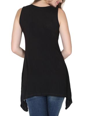 black viscose top - 12586818 - Standard Image - 3