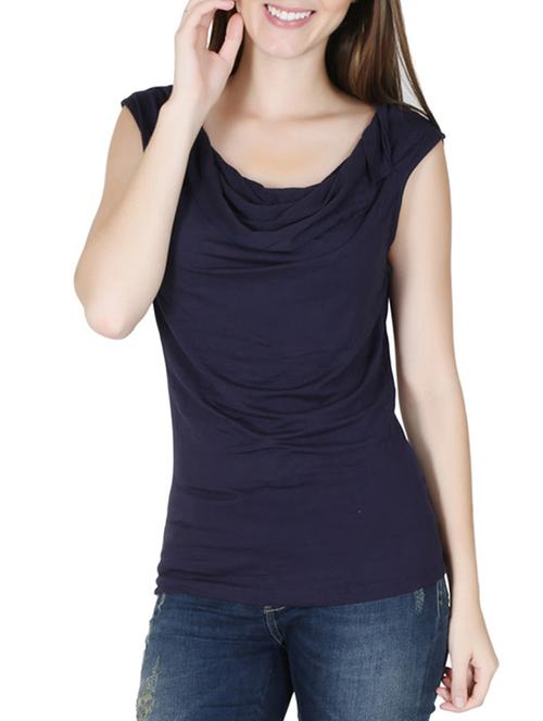blue viscose top - 12586822 - Very Small Image - 1