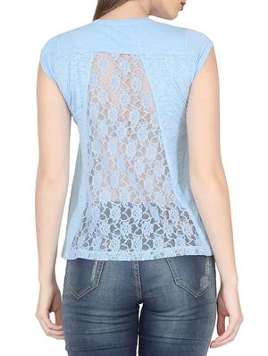 light blue cotton top - 12586827 - Standard Image - 2
