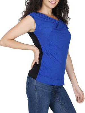 blue viscose top - 12586936 - Standard Image - 2