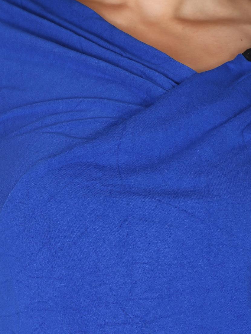 blue viscose top - 12586936 - Zoom Image - 4