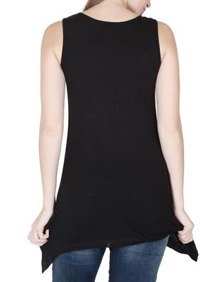 black viscose top - 12586940 - Standard Image - 3