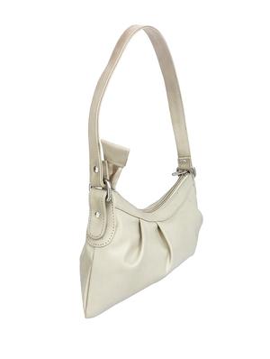 beige leatherette handbag - 12587410 - Standard Image - 5