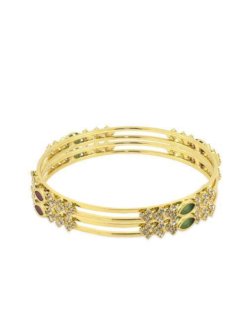 gold brass bangle - 12587809 - Standard Image - 1