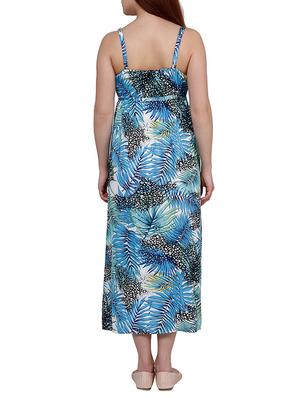 blue viscose maternity wear - 12588271 - Standard Image - 3