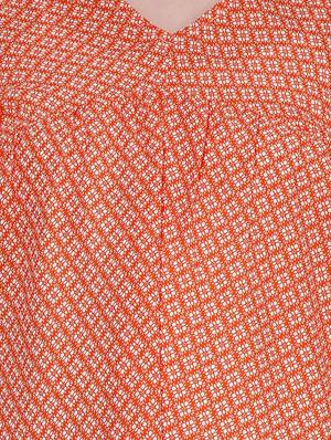 orange polyester maternity wear - 12588279 - Standard Image - 4