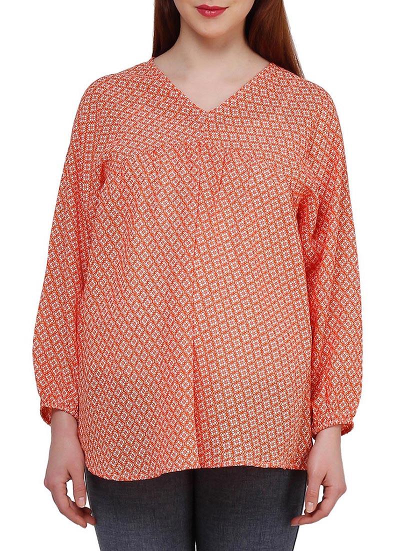orange polyester maternity wear - 12588279 - Zoom Image - 1