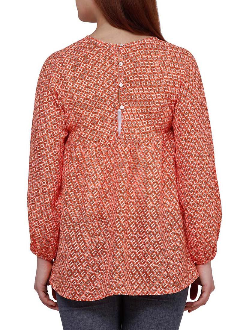 orange polyester maternity wear - 12588279 - Zoom Image - 3