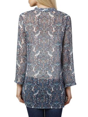 blue polyester maternity wear - 12588285 - Standard Image - 3