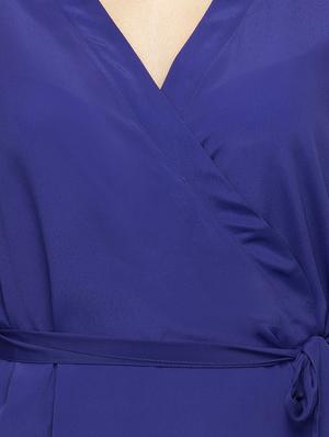 blue polyester robe - 12588288 - Standard Image - 4