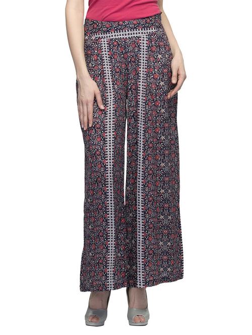 multi colored viscose palazzo - 12588297 - Standard Image - 1