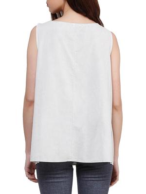 criss cross lace up detail top - 12588389 - Standard Image - 3