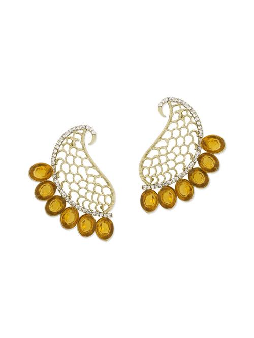 brown copper studs earrings - 12588399 - Standard Image - 1