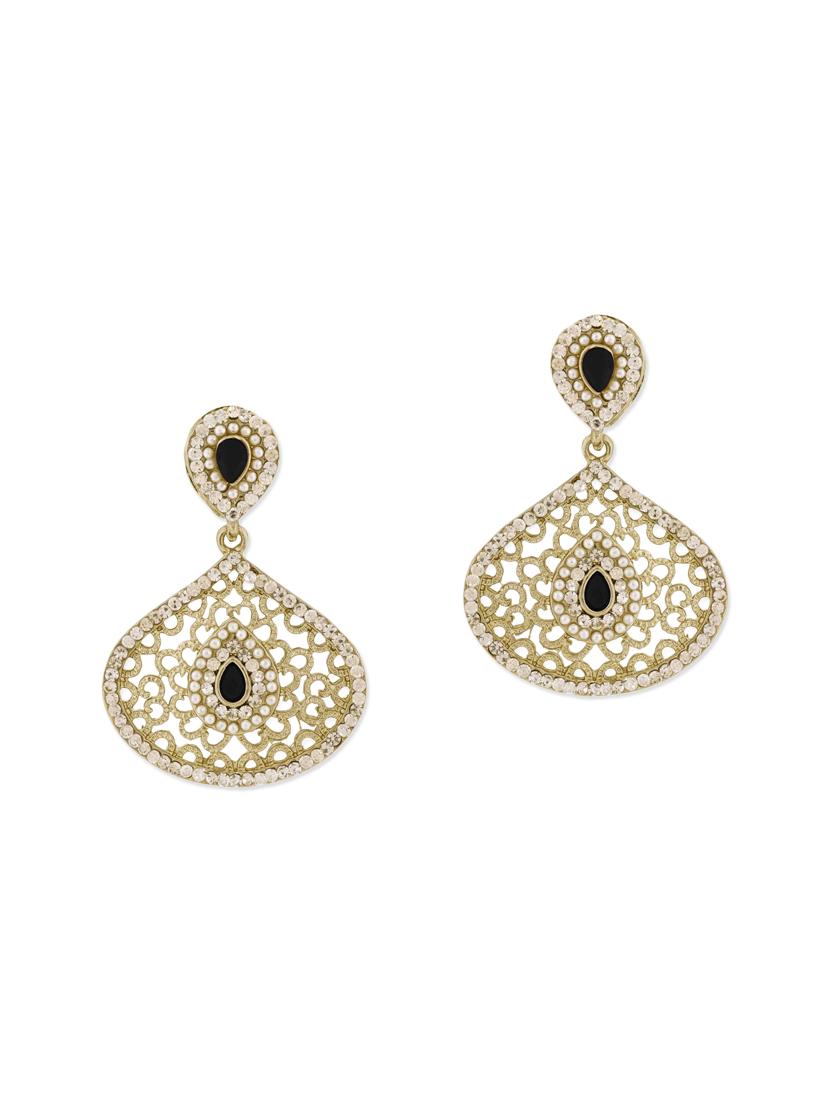 black copper drop earrings - 12588400 - Zoom Image - 1
