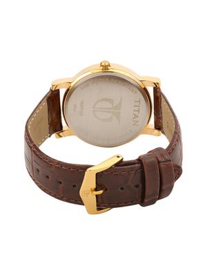 titan gold dial men's analog watch - 1639yl03 - 12588428 - Standard Image - 2