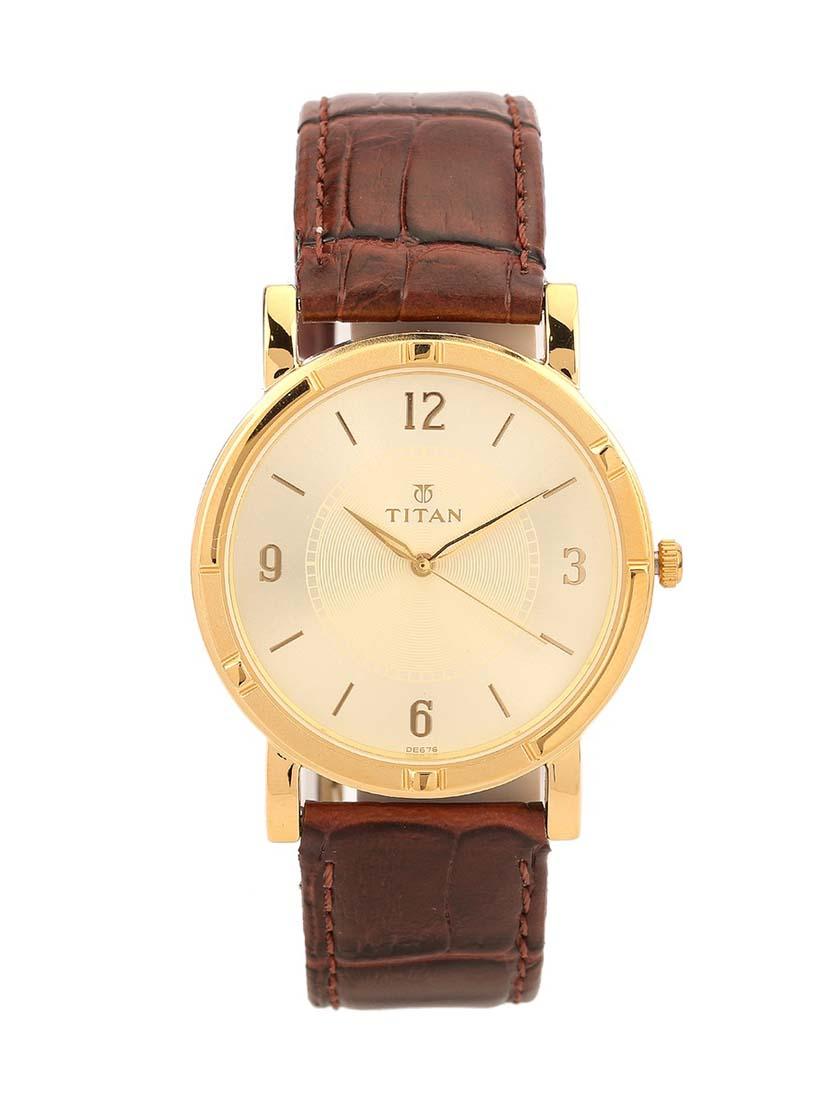 titan gold dial men's analog watch - 1639yl03 - 12588428 - Zoom Image - 1