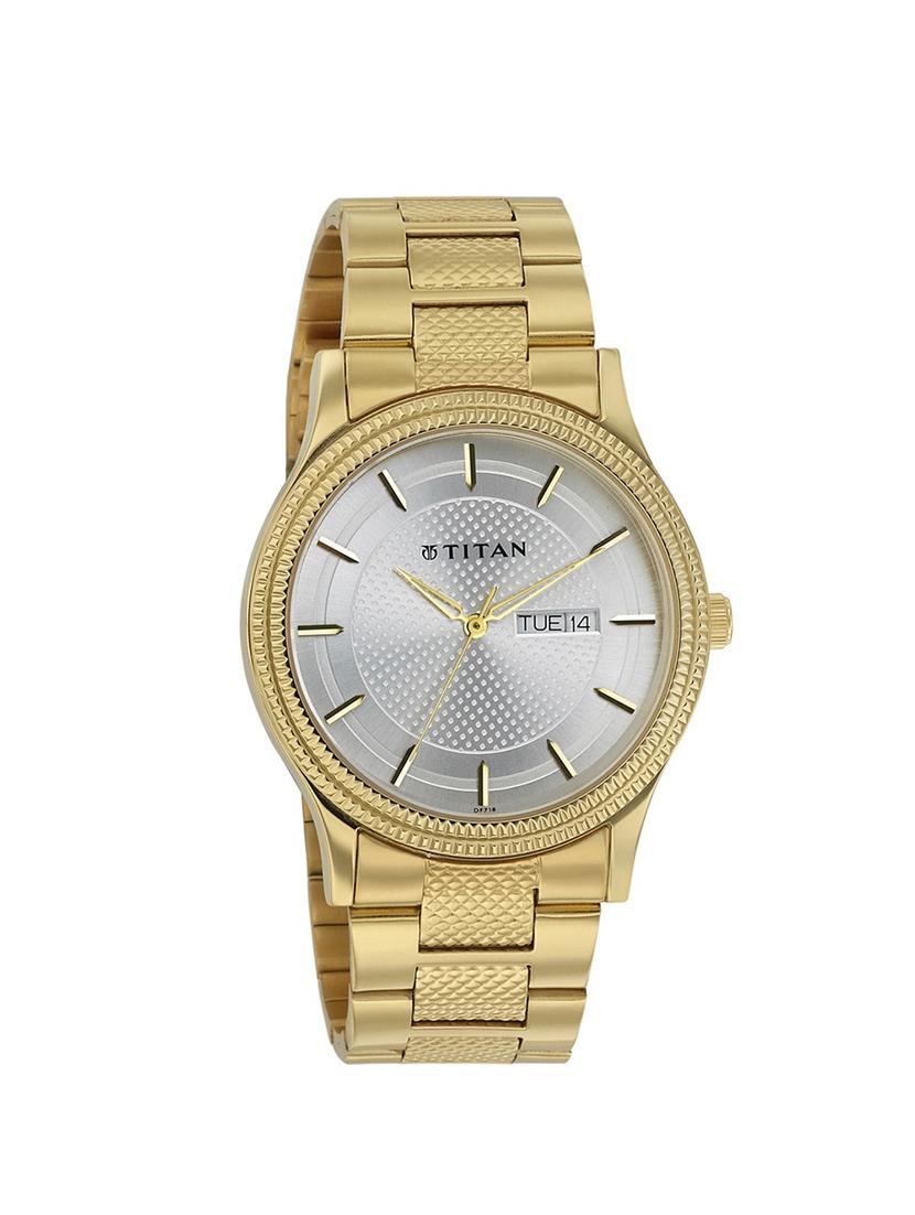 titan silver dial men's analog watch - 1650ym05 - 12588436 - Zoom Image - 1