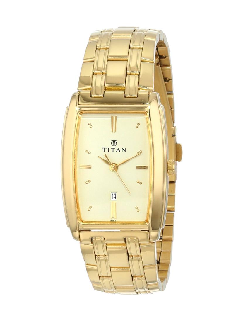 titan white dial men's analog watch - 1163ym02 - 12588534 - Zoom Image - 1