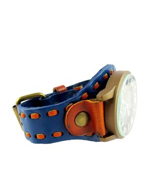 handcraft leather strap wrist band watch - 12588942 - Standard Image - 2