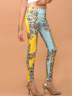 multicolored printed jersey jegging - 12589451 - Standard Image - 2