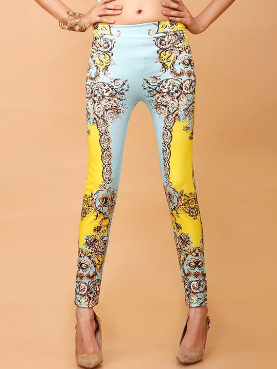 multicolored printed jersey jegging - 12589451 - Zoom Image - 1