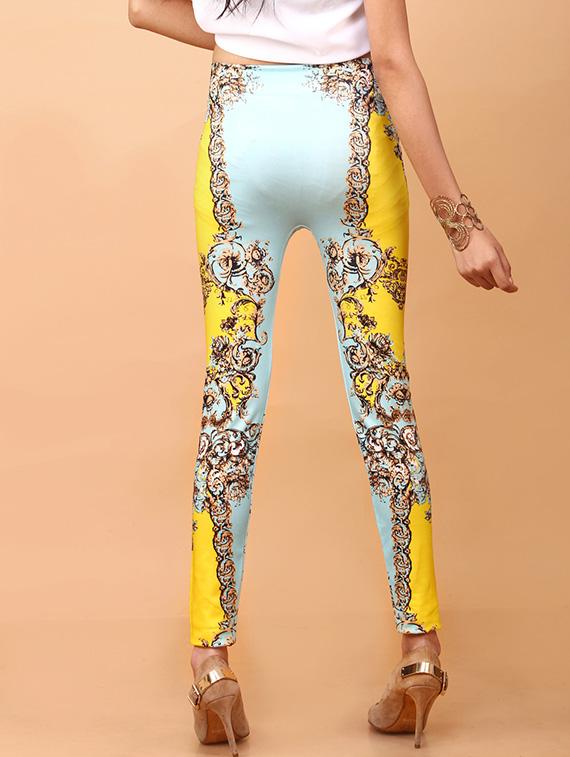 multicolored printed jersey jegging - 12589451 - Zoom Image - 3